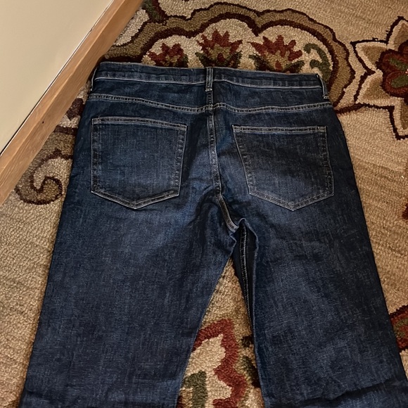 EVERLANE Size 33 x 32 Straight Leg Denim Classic Jeans  5 Pockets $129 NEW - Picture 13 of 16